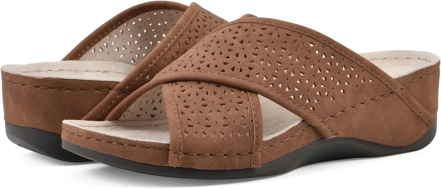 CLIFFS BY WHITE MOUNTAIN Women's Collet Wedge Sandal