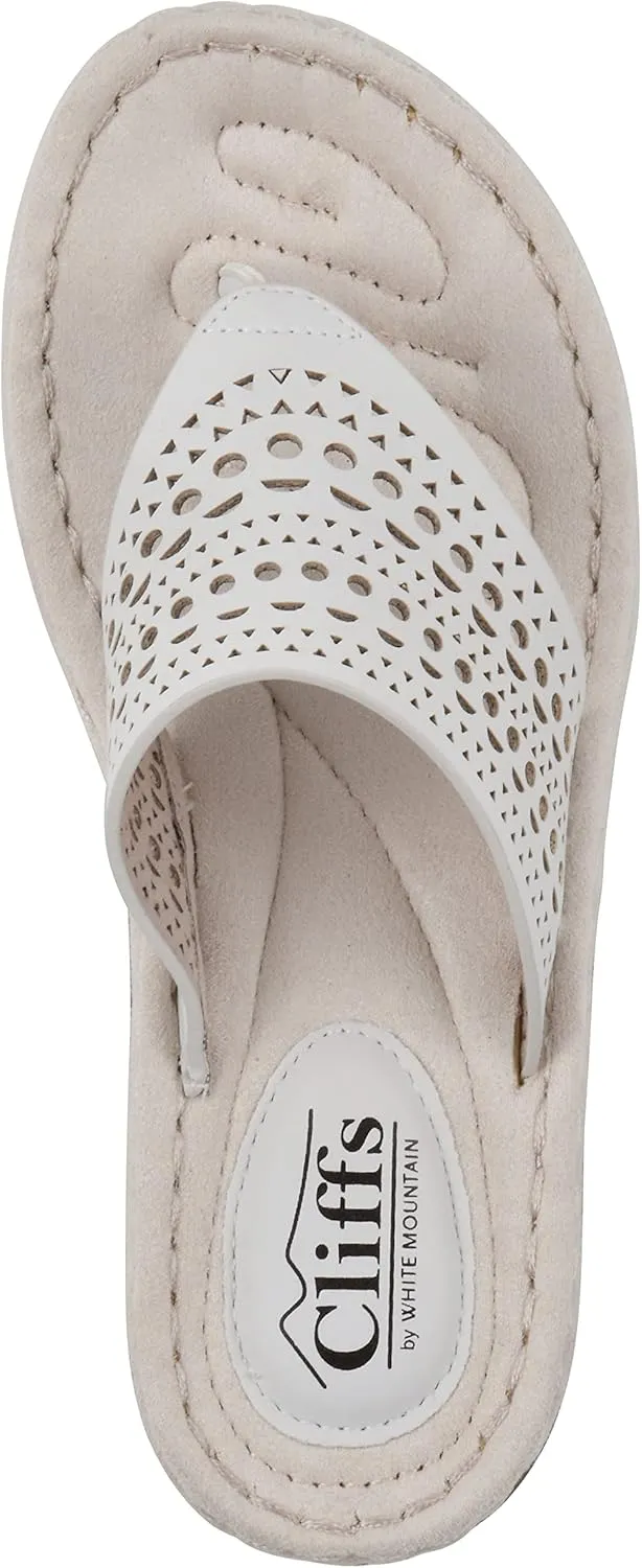 CLIFFS BY WHITE MOUNTAIN Women's Compact Wedge Sandal