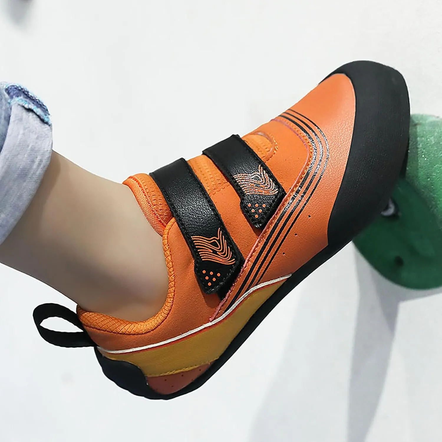 Climbing Shoes Mens Light Anti-Slip Indoor Outdoor Rock Climbing Sneaker for Beginners Professional Climbers