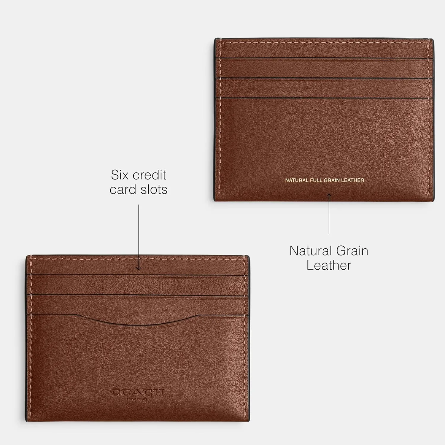 Coach Men's Flat Card CASE