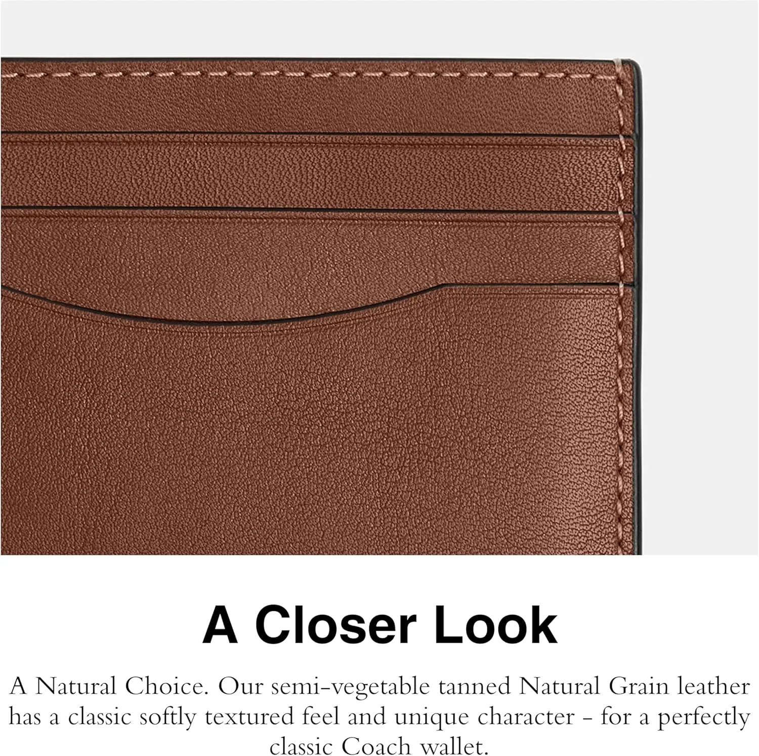 Coach Men's Flat Card CASE