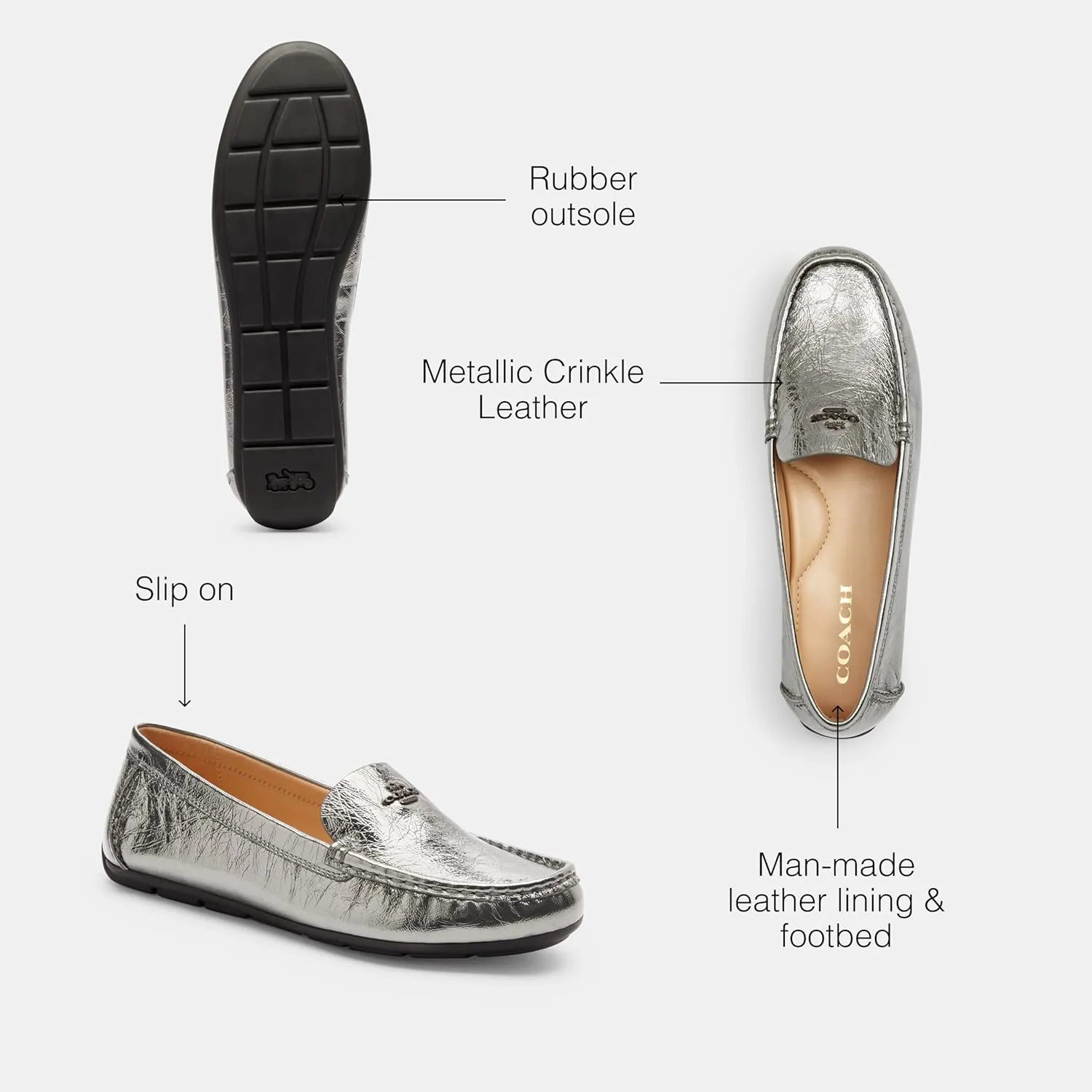 COACH Women's Marley Driver Driving Style Loafer
