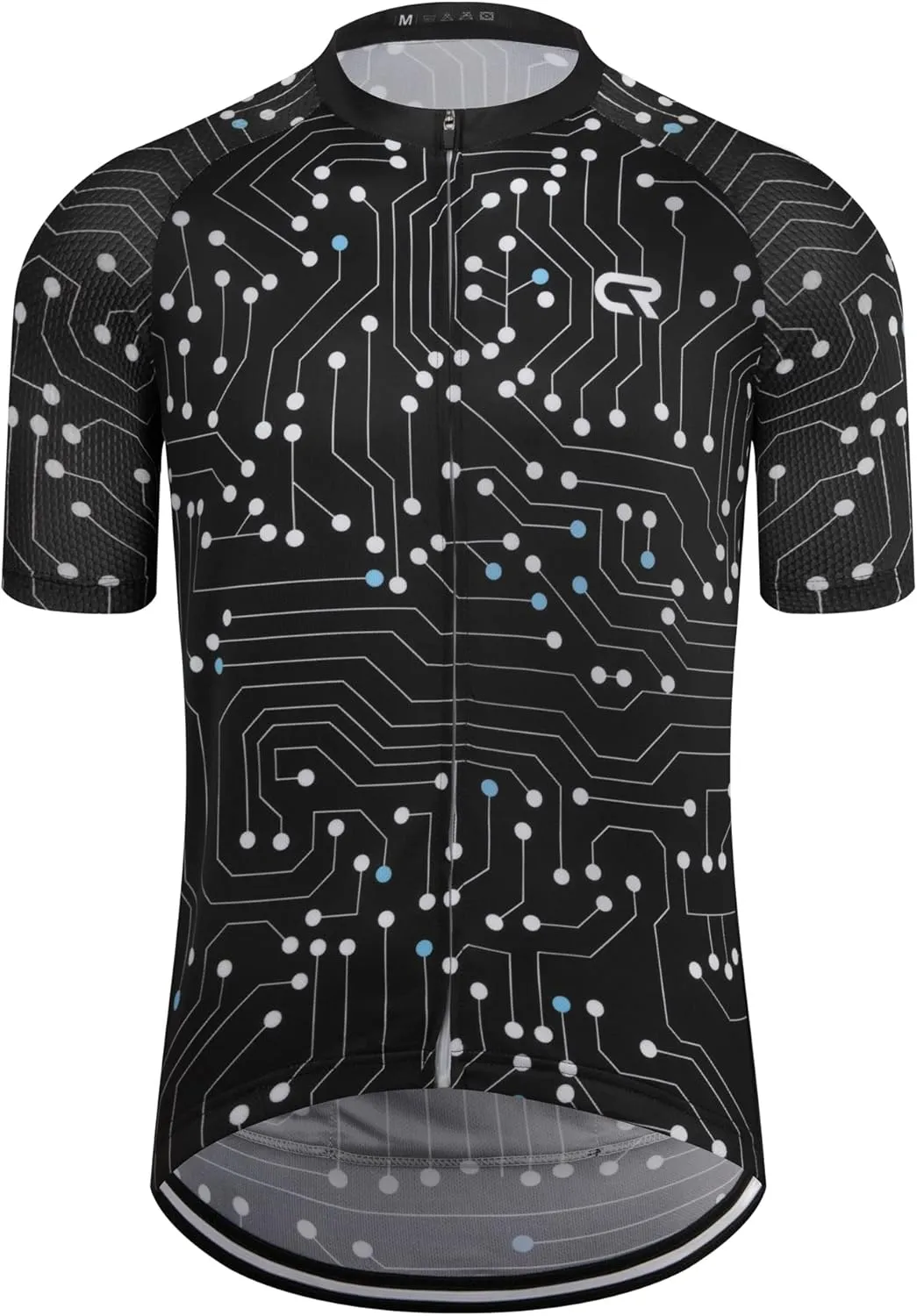 Coconut Ropamo CR Mens Cycling Jersey Short Sleeve Road Bike Shirt with 3 1 Zipper Pockets Breathable Quick Dry