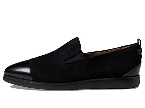 Cole Haan Grand Atlantic Slip-On Loafer Black Suede 6 B (M)