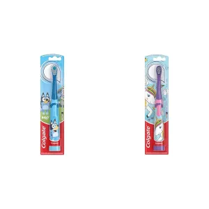 Colgate Kids Battery Powered Toothbrush, Kids Battery Toothbrush with Included AA Battery & Kids Battery Powered Toothbrush, Unicorn, Extra Soft Toothbrush, Ages 3 and Up, 1 Pack