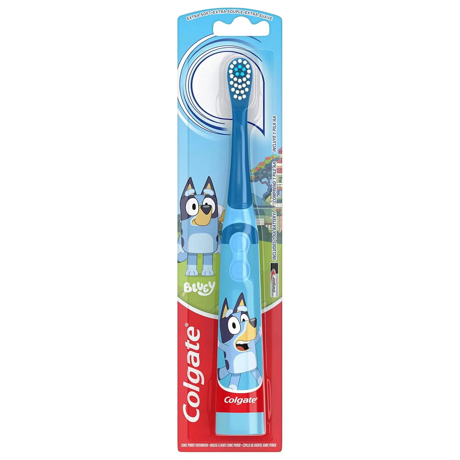 Colgate Kids Battery Powered Toothbrush, Kids Battery Toothbrush with Included AA Battery & Kids Battery Powered Toothbrush, Unicorn, Extra Soft Toothbrush, Ages 3 and Up, 1 Pack