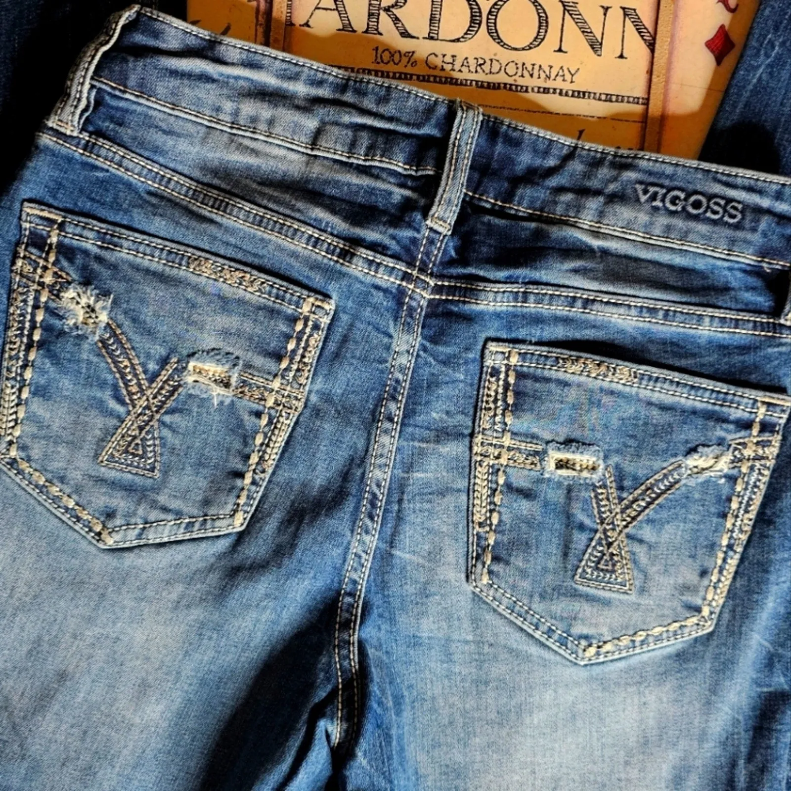 Comfy, High Waisted Vigoss Stretchy Slim Jean's