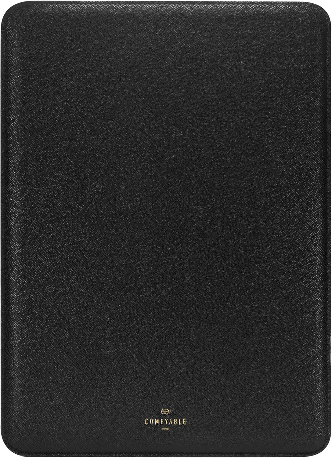 Comfyable Laptop Sleeve 13 Inch Precisely Compatible with MacBook Air M4 2025-2018 & MacBook Pro M2 2022 M1 2020-2016, Faux Leather Cover Case, Black