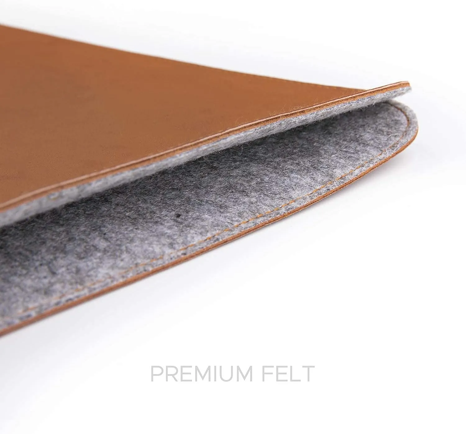 Comfyable Laptop Sleeve 13 Inch Precisely Compatible with MacBook Air M4 2025-2018 & MacBook Pro M2 2022 M1 2020-2016, Faux Leather Cover Case, Brown