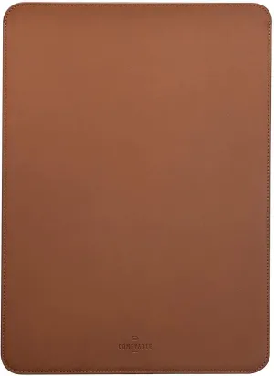 Comfyable Laptop Sleeve 13 Inch Precisely Compatible with MacBook Air M4 2025-2018 & MacBook Pro M2 2022 M1 2020-2016, Faux Leather Cover Case, Brown