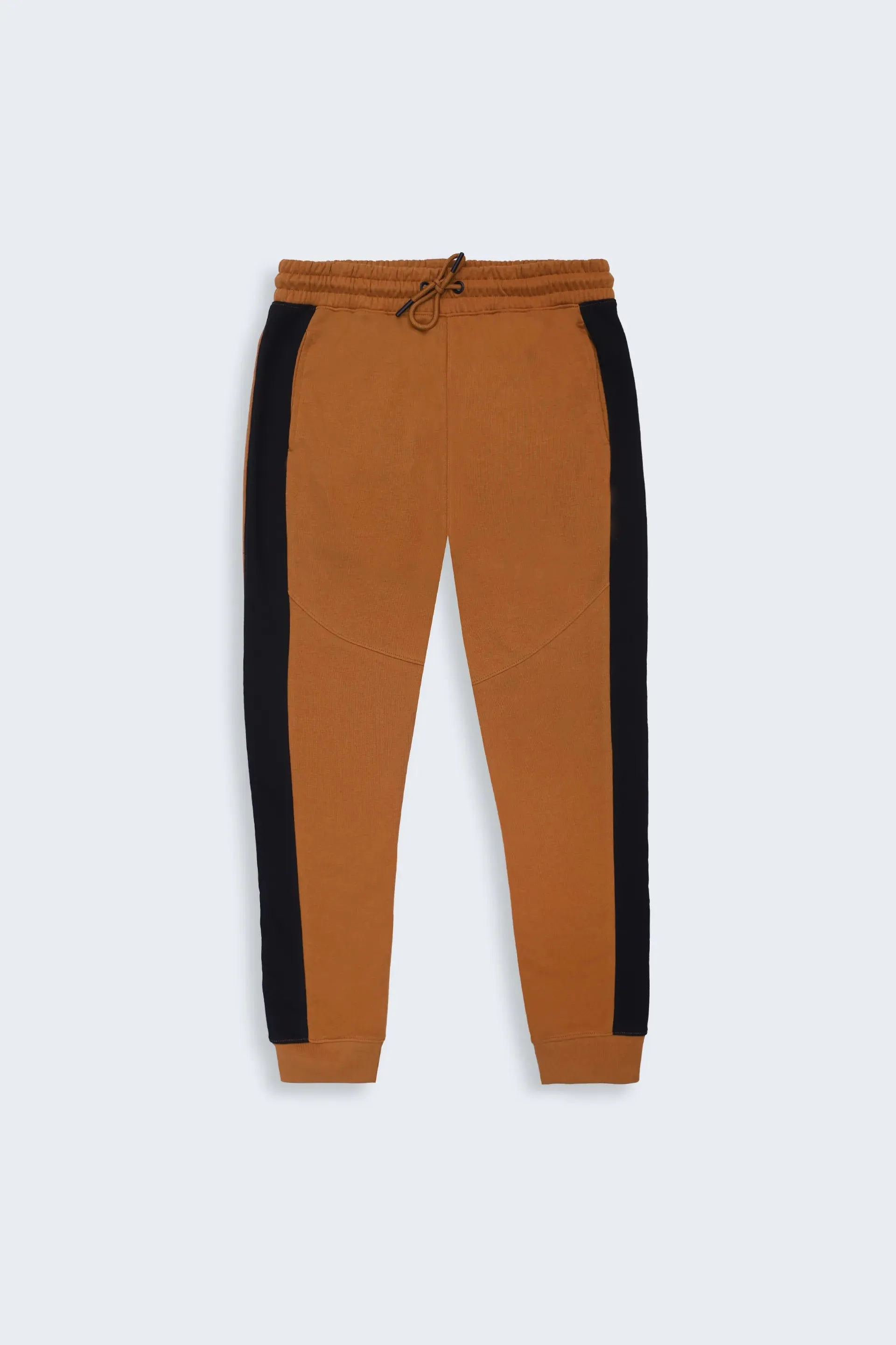 Contrast Panel Slim Fit Jogger Pants
