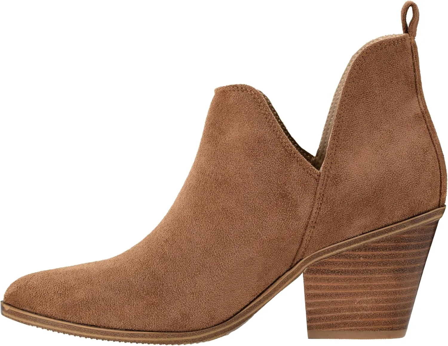 Corkys Footwear Sassy Pants 2.75-inch Stacked Heel Booties, Memory Foam Insoles, Easy Slip-On, Stylish, Comfortable Footwear for Fall