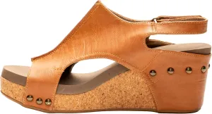 Corkys Footwear Womens Carley Wedges, Featuring Corkys EVA Foam Cushioned Insoles, A 2.5 Inch Heel, Lightweight For All Day Wear, And Hook And Loop Closure