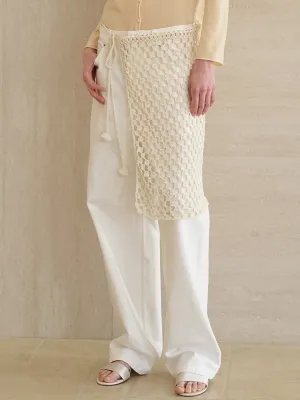 COSYCOZY Hand-hooked Cutout Dress