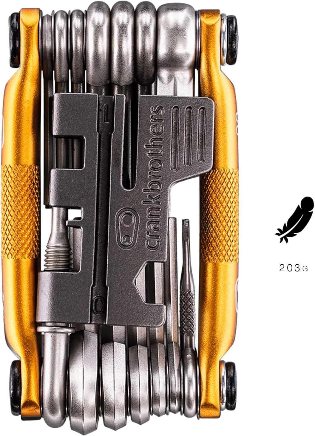 Crankbrothers M20,M-Series Bike Tool, Gold, One Size