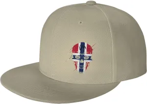 Creative Norway Patriot Skull National Flag Snapback Hats for Men Women Baseball Cap Flat Bill Brim Hat