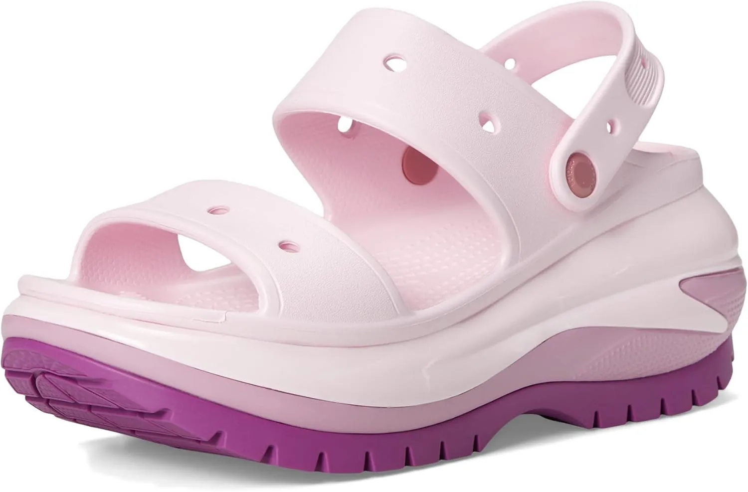 Crocs Unisex-Adult Classic Mega Crush Sandal Wedge