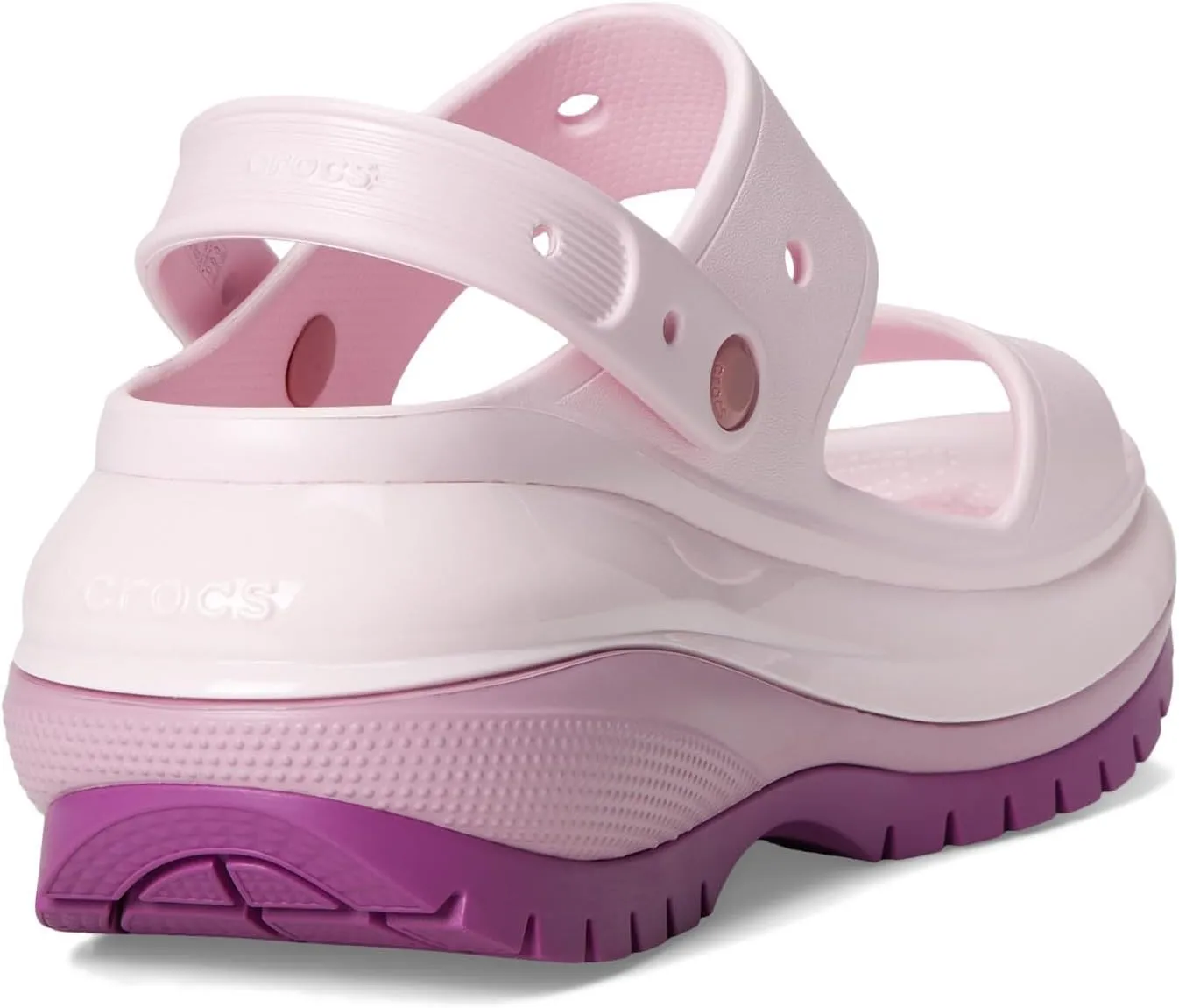 Crocs Unisex-Adult Classic Mega Crush Sandal Wedge