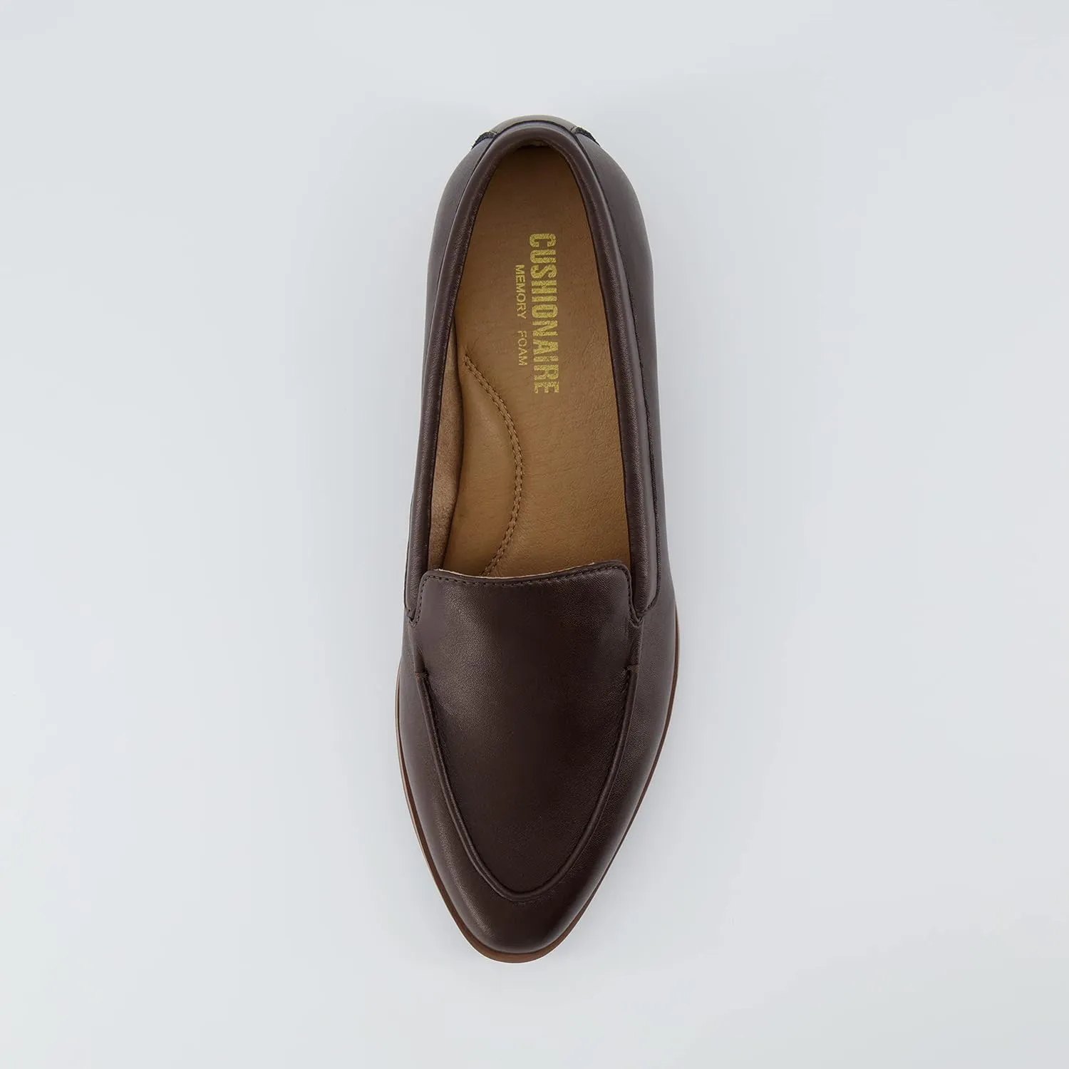 CUSHIONAIRE Women's Belmont Slip on Loafer  Memory Foam, Wide Widths Available