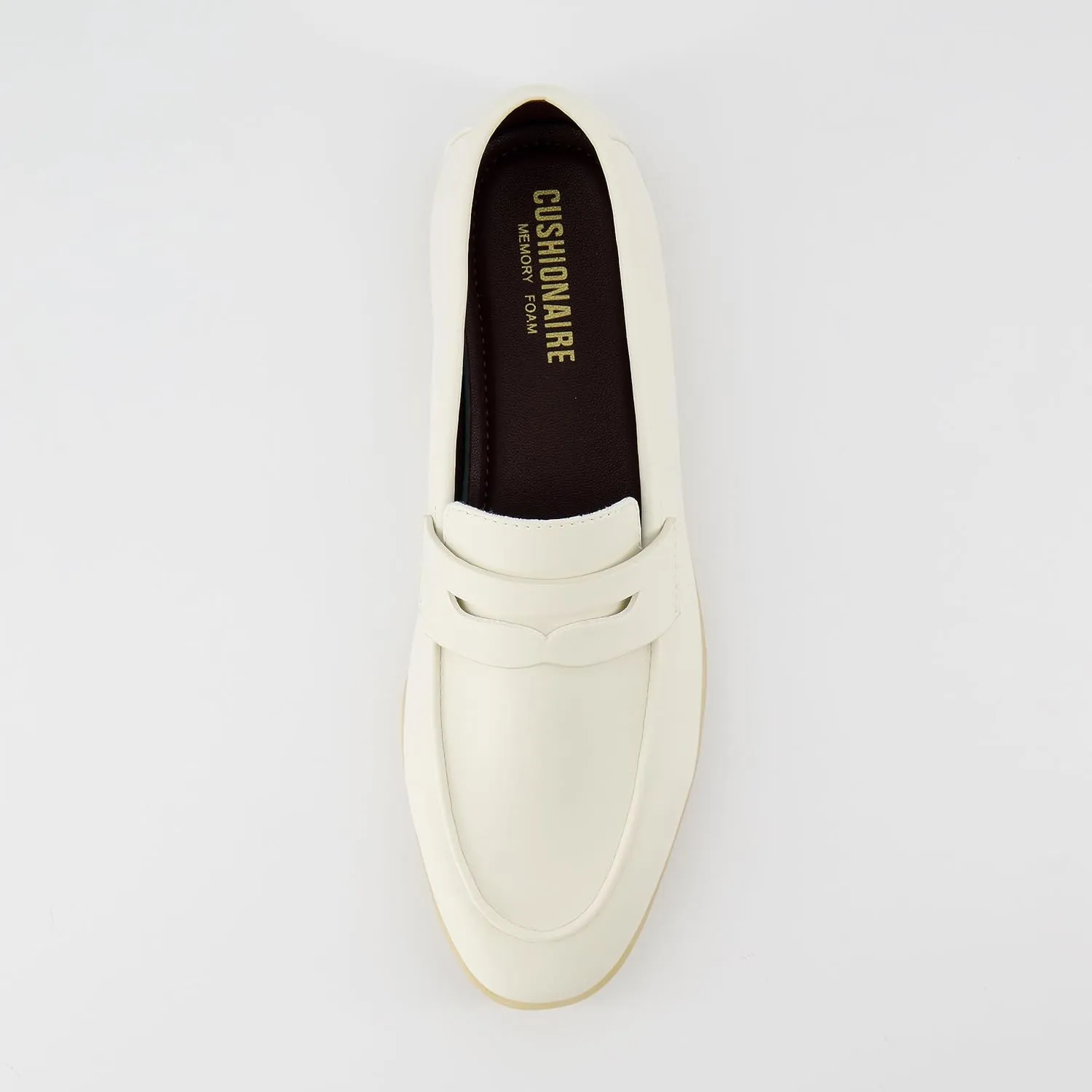 CUSHIONAIRE Women's Jetset Slip on Loafer  Memory Foam, Wide Widths Available