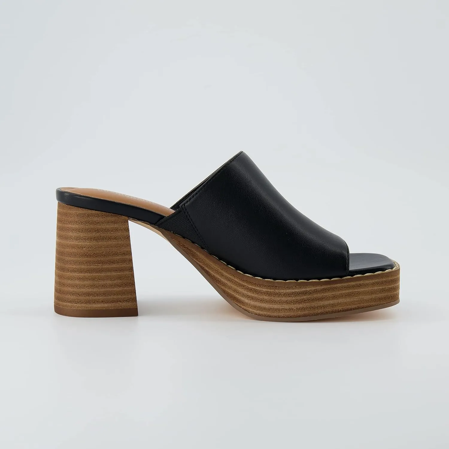 CUSHIONAIRE Women's Keeper soft one band Heel Sandal  Memory Foam, Wide Widths Available