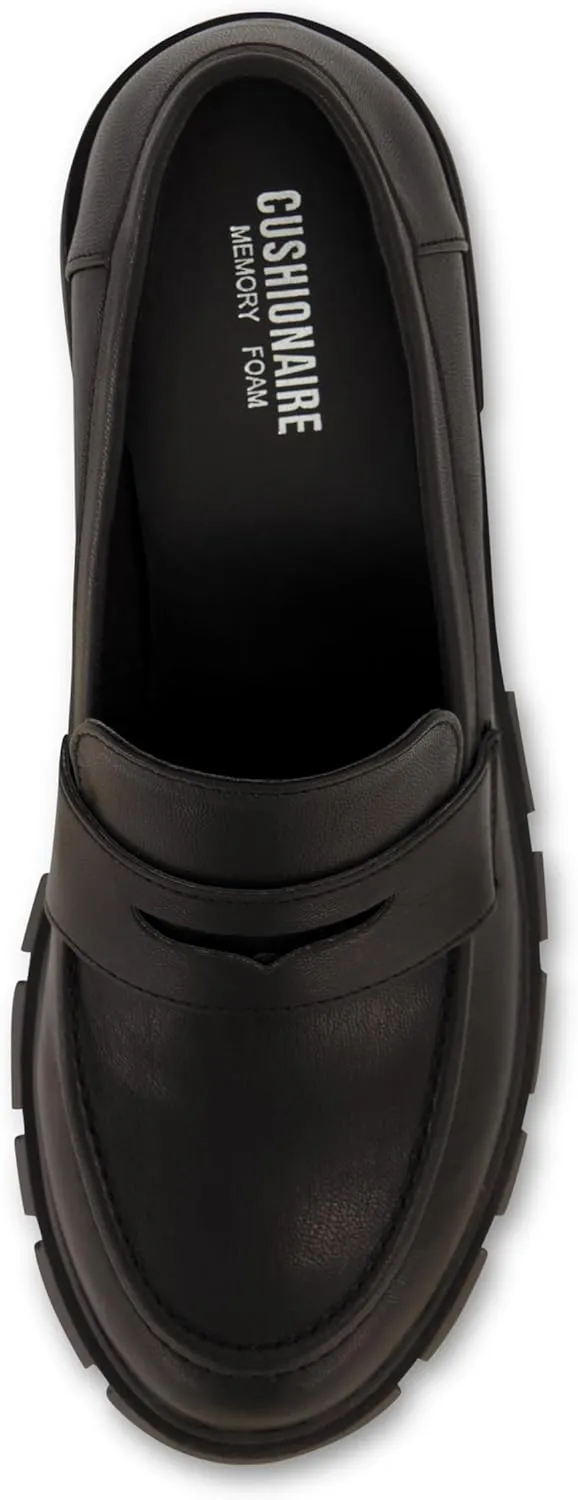 CUSHIONAIRE Women's Pierce Slip on Loafer  Memory Foam, Wide Widths Available