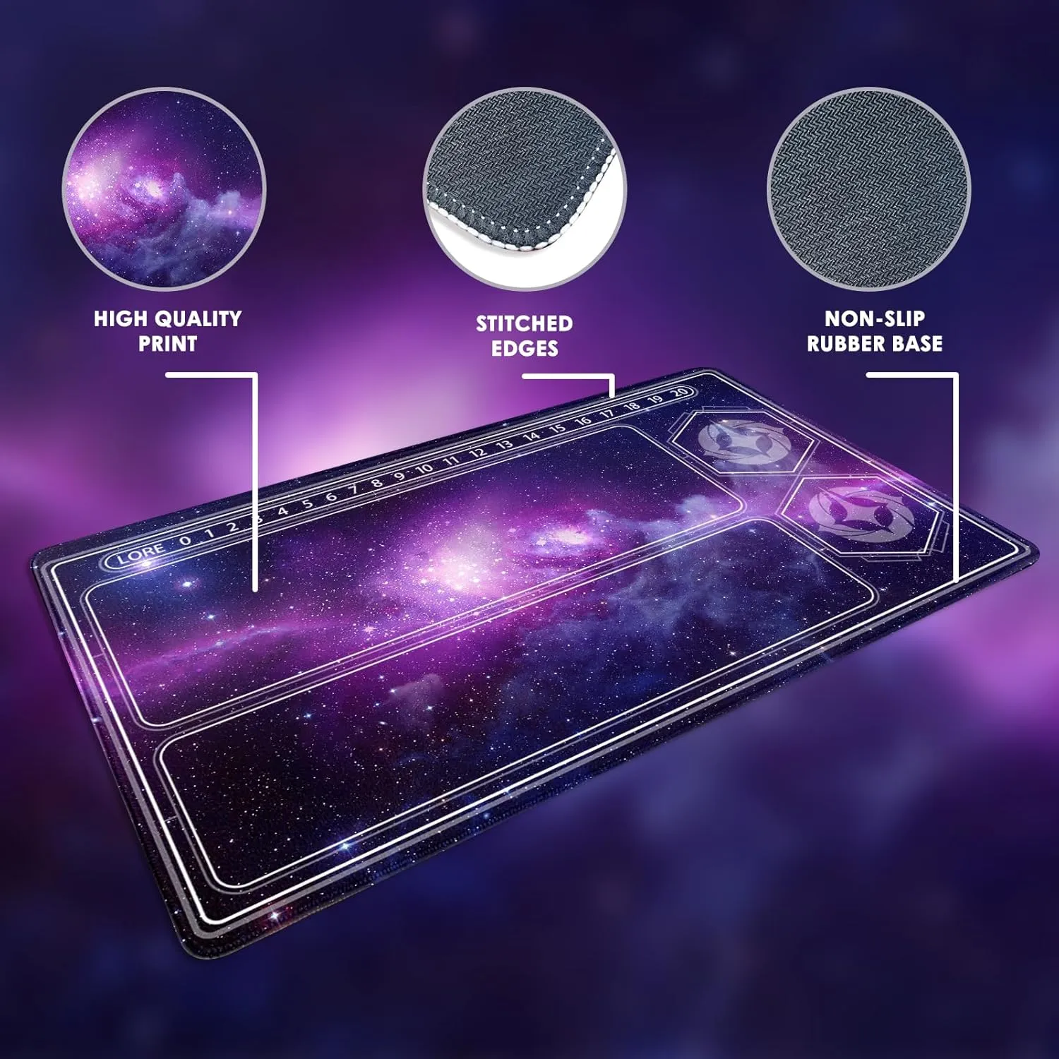 Custom Playmat Ship Next Day, Lorcana Playmat Templates Choose Your Layout & Optional Stitched Edges, Customizable Collectible Card Game Mat for Casual Play or Competiton