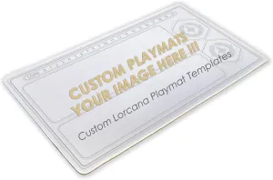 Custom Playmat Ship Next Day, Lorcana Playmat Templates Choose Your Layout & Optional Stitched Edges, Customizable Collectible Card Game Mat for Casual Play or Competiton