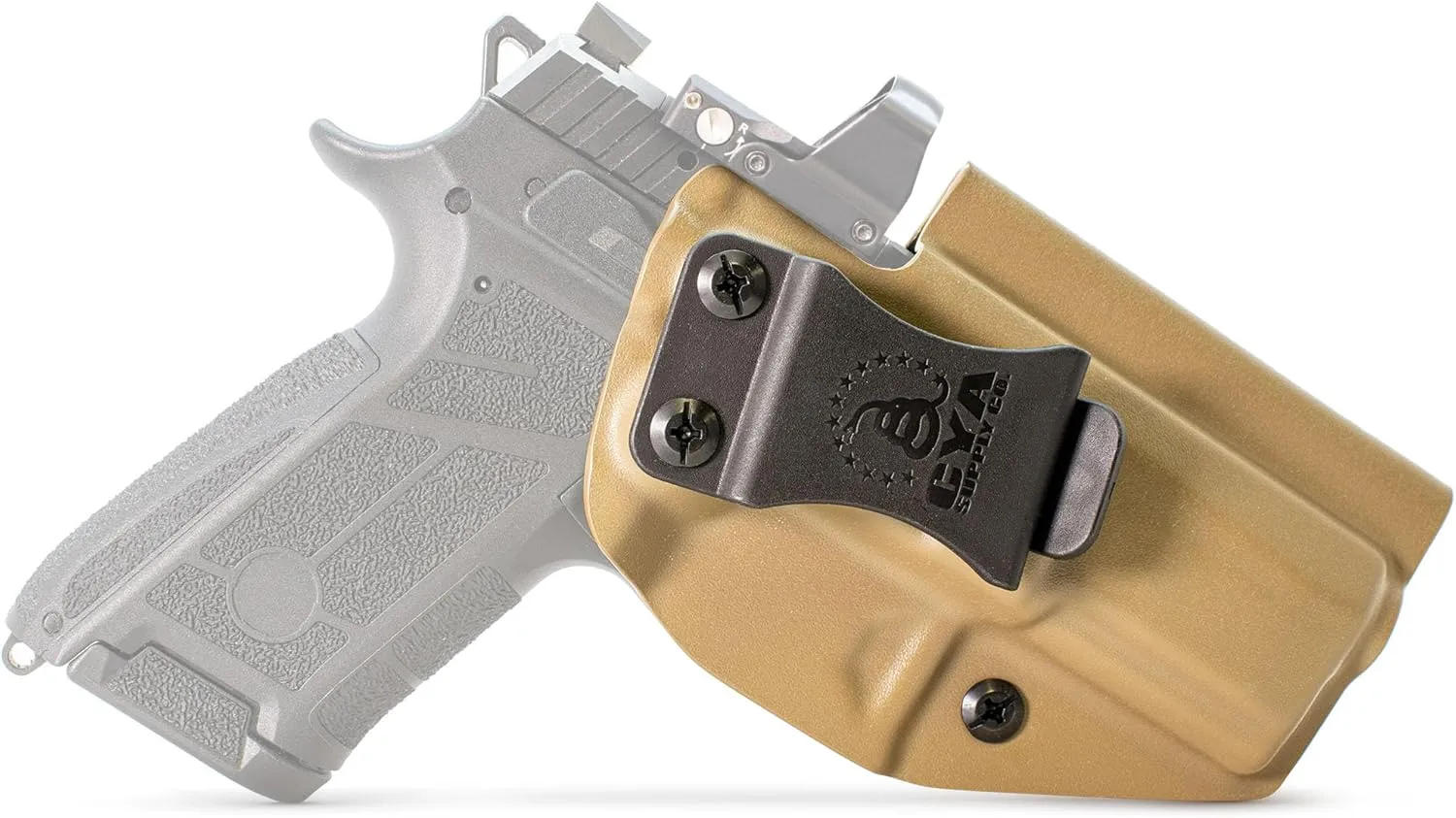 CYA Supply Co. Base Optics Ready (Flat Dark Earth) Inside Waistband Holster IWB Veteran Owned Company Fits