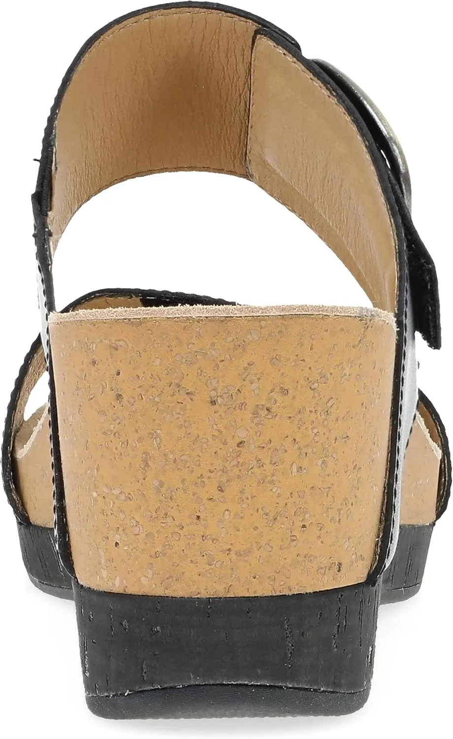 Dansko Shannon Slip-On Wedge Sandal for Women - Cork/EVA Wedge with Arch Support -Fully Adjustable Straps-Versatile Casual to Dressy Footwear