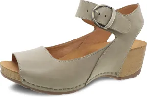Dansko Tiana Slip-On Platform Sandal for Women – Cushioned, Contoured Footbed for All-Day Comfort and Support – Hook & Loop Strap with Buckle Detail – Lightweight Rubber Outsole
