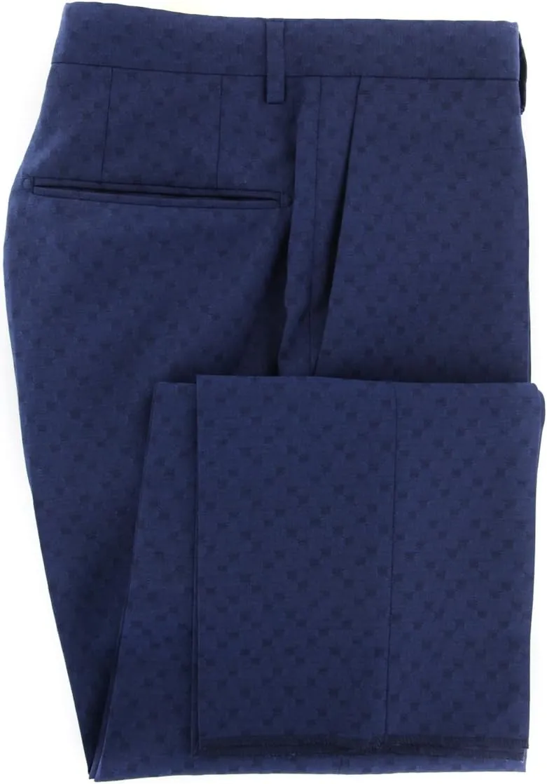 Dark Blue Solid Pants - Slim