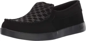 DC Men's Villain 2 Casual Slip On Skate Shoe Slipper, Black, 7