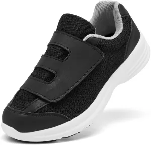 Diabetic Shoes for Women Extra Wide Width Slip-On Orthopedic Elderly Shoes with Adjustable Strap Lightweight Breathable Easy On/Off, Swollen Feet Walking Edema Sneakers