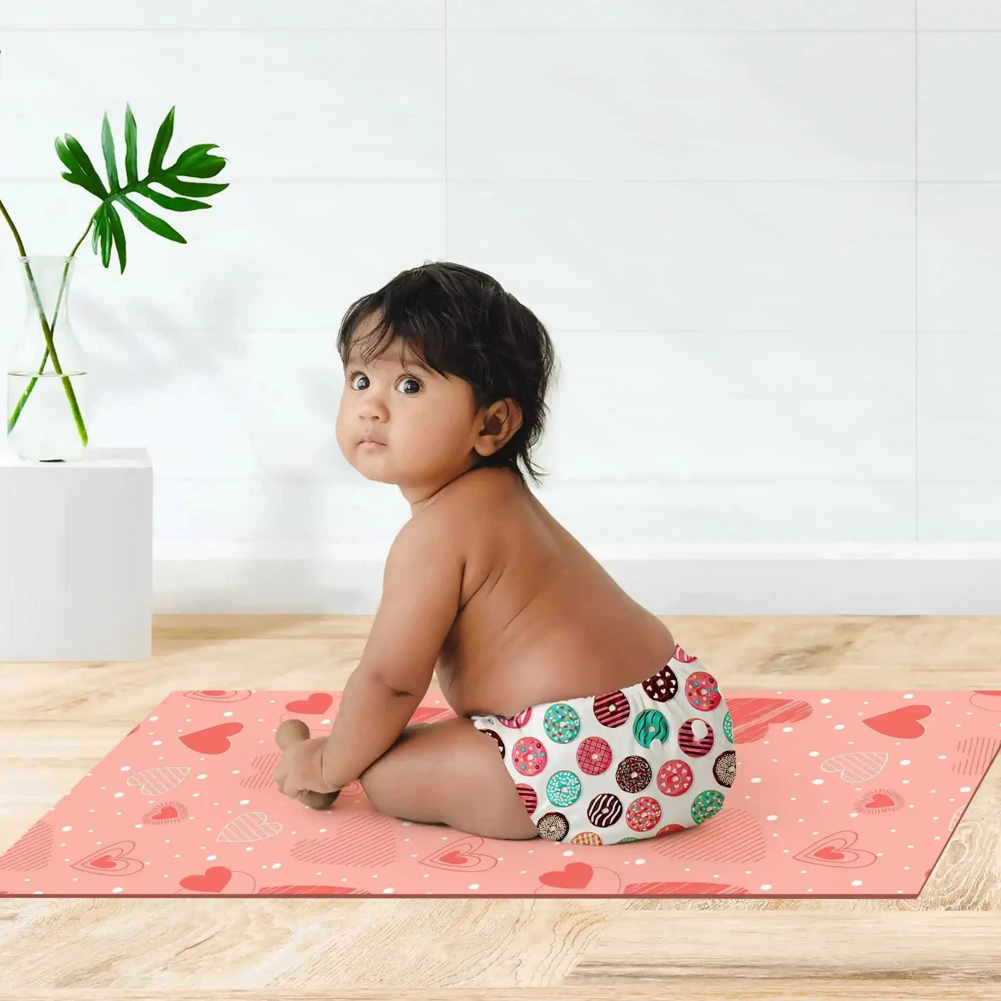 Diaper Changing Mat (Peppy Pink Small)