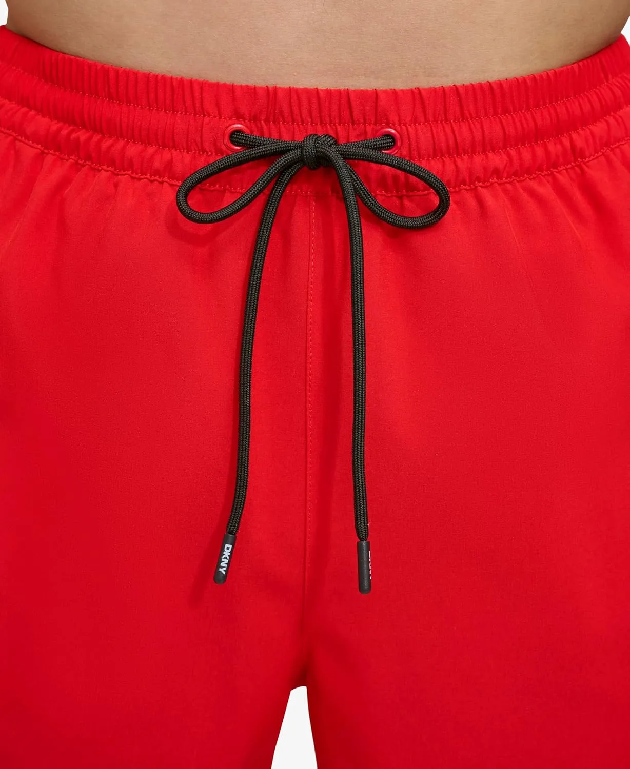 DKNY Men's Stretch Quick Dry Volley UPF 40  Protection Swim Trunk