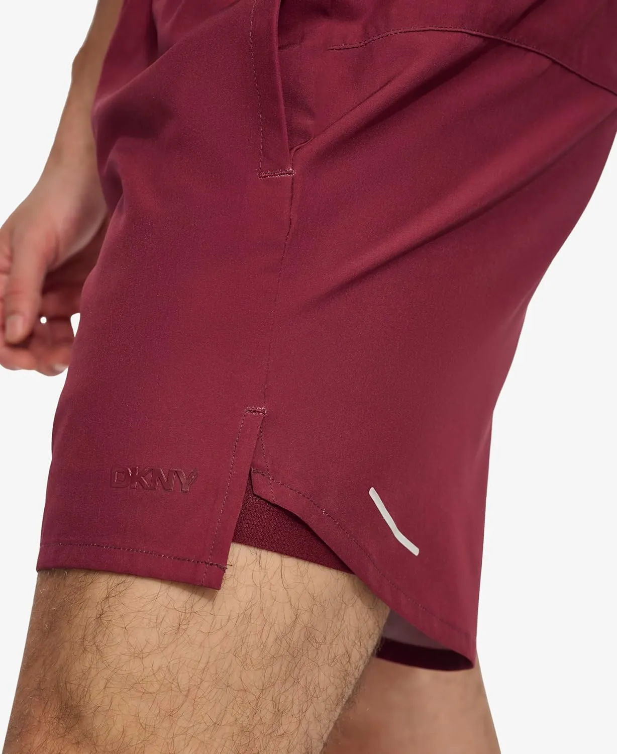 DKNY Men's Stretch Quick Dry Volley UPF 40  Protection Swim Trunk