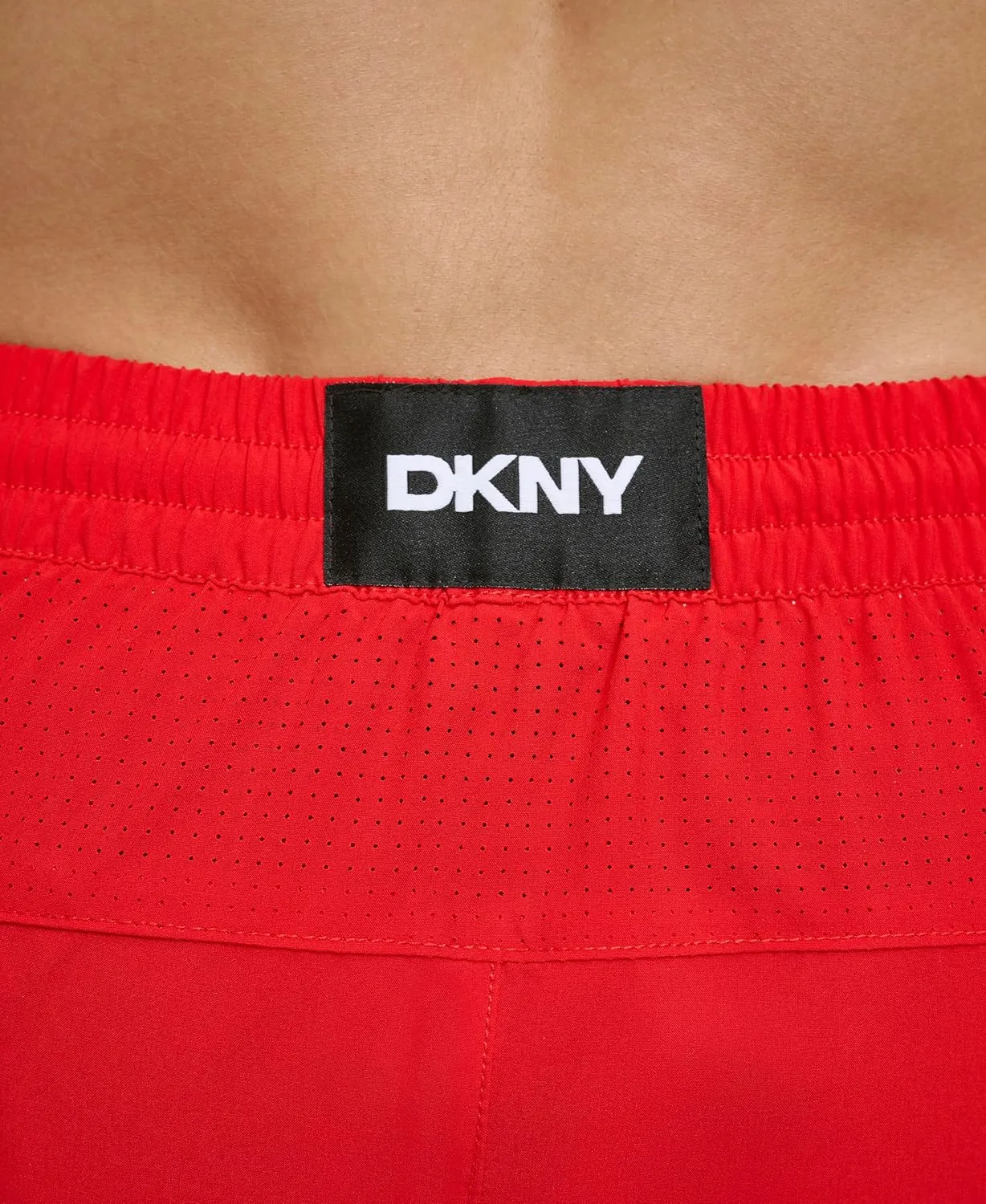 DKNY Men's Stretch Quick Dry Volley UPF 40  Protection Swim Trunk