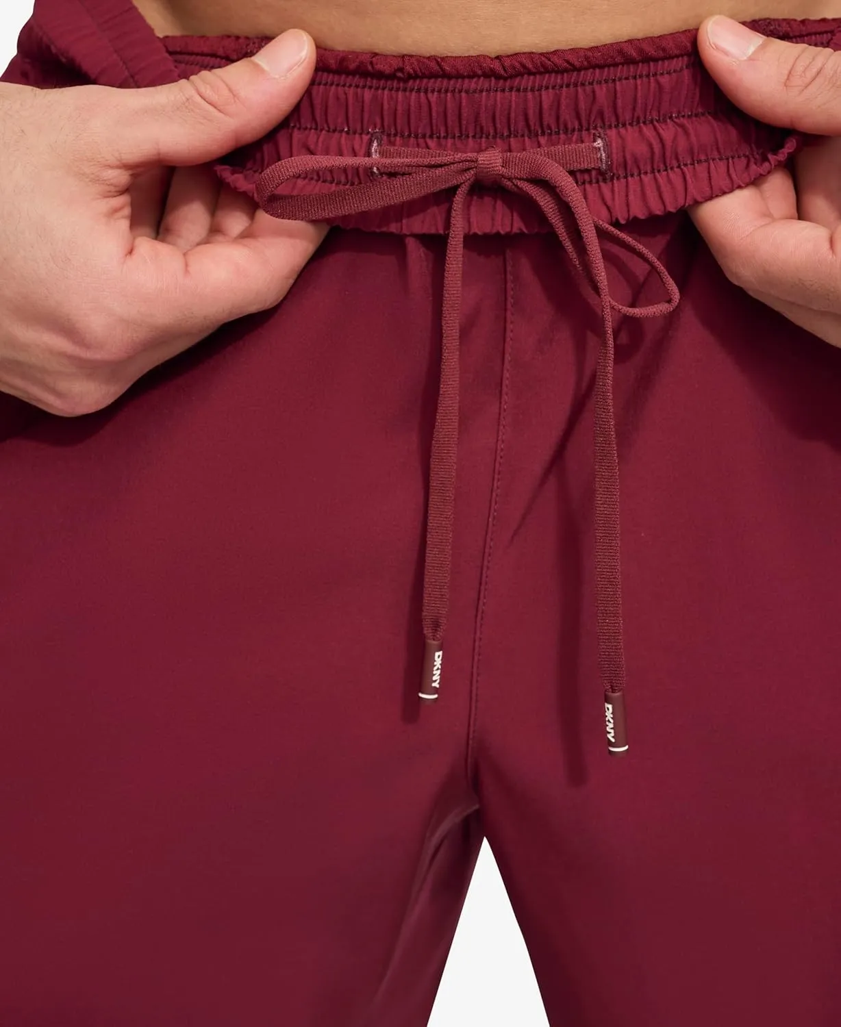 DKNY Men's Stretch Quick Dry Volley UPF 40  Protection Swim Trunk
