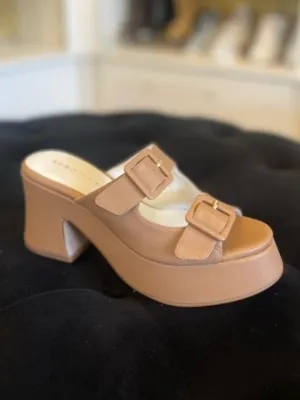 Downtown Platform - Mushroom Leather