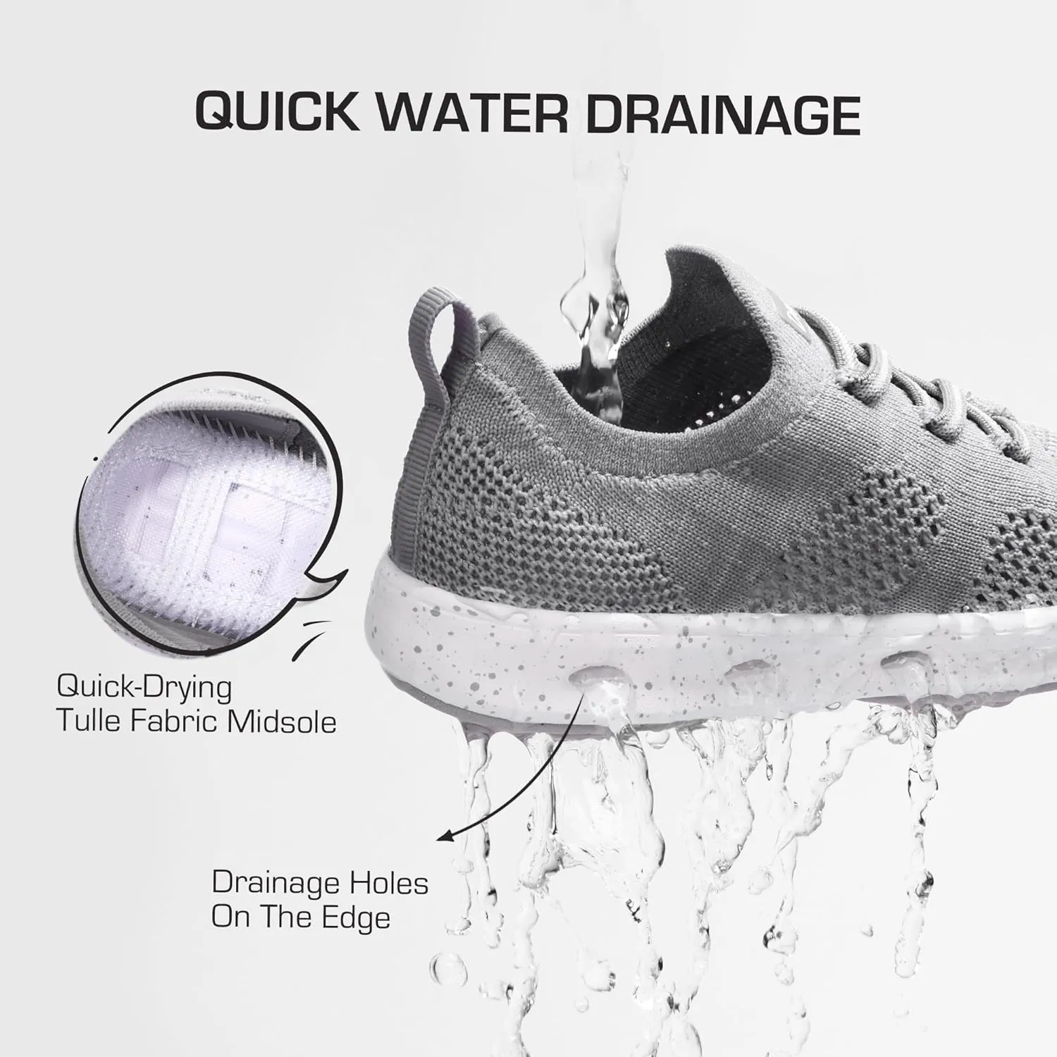 DREAM PAIRS Boys Girls Sneakers Kids Slip on Summer Quick Dry Lightweight Aqua Water Shoes