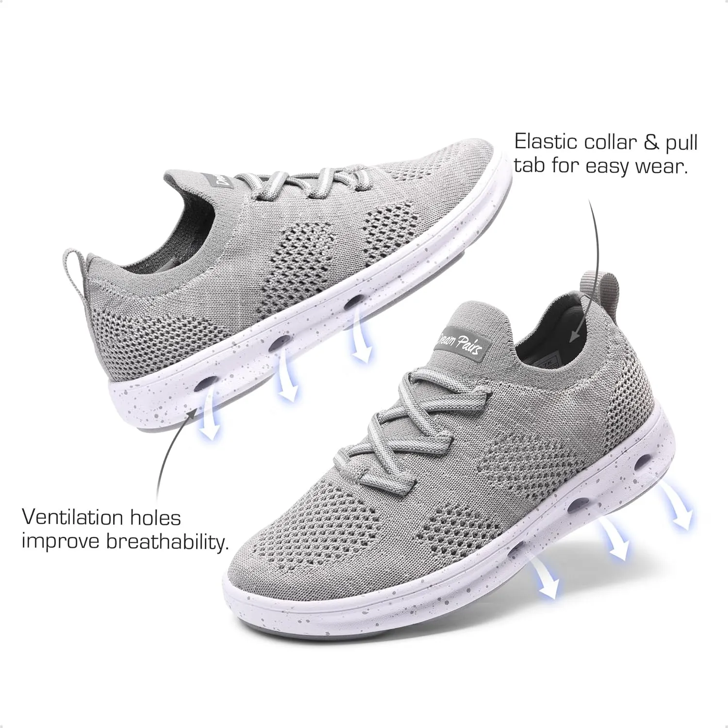 DREAM PAIRS Boys Girls Sneakers Kids Slip on Summer Quick Dry Lightweight Aqua Water Shoes