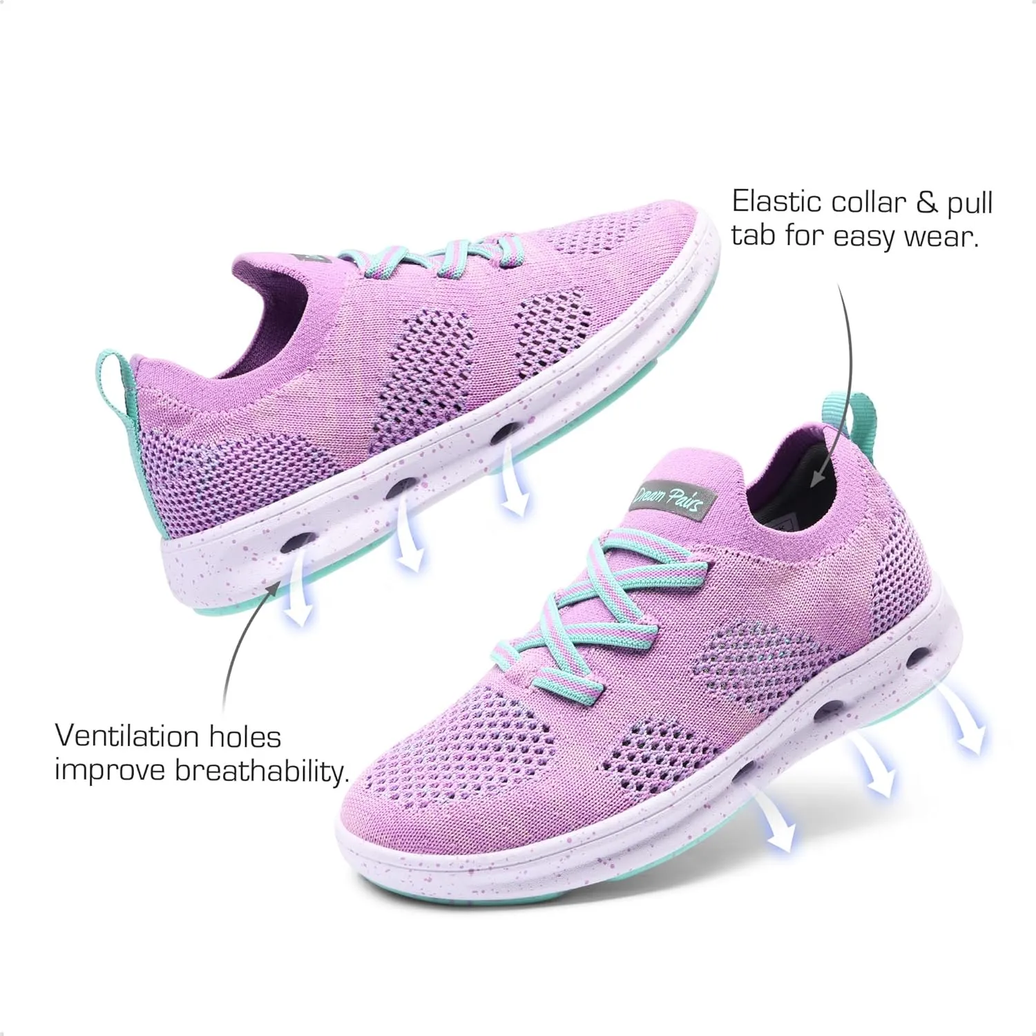 DREAM PAIRS Boys Girls Sneakers Kids Slip on Summer Quick Dry Lightweight Aqua Water Shoes