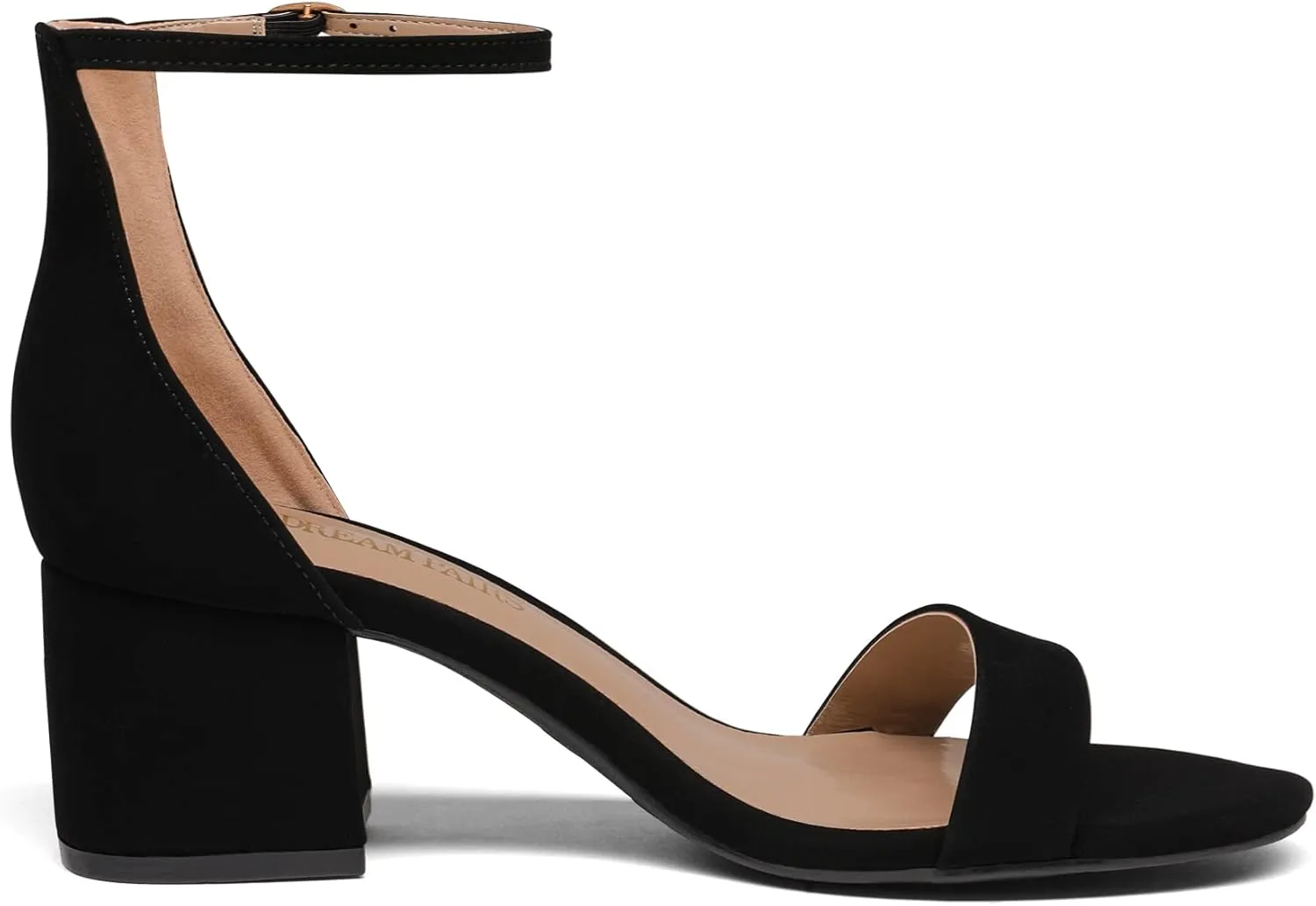 DREAM PAIRS Womens Low-Chunk Low Heel Pump Sandal