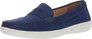 Driver Club USA Unisex-Child Leather Casual Comfort Slip on Moccasin Penny Loafer Driving Style