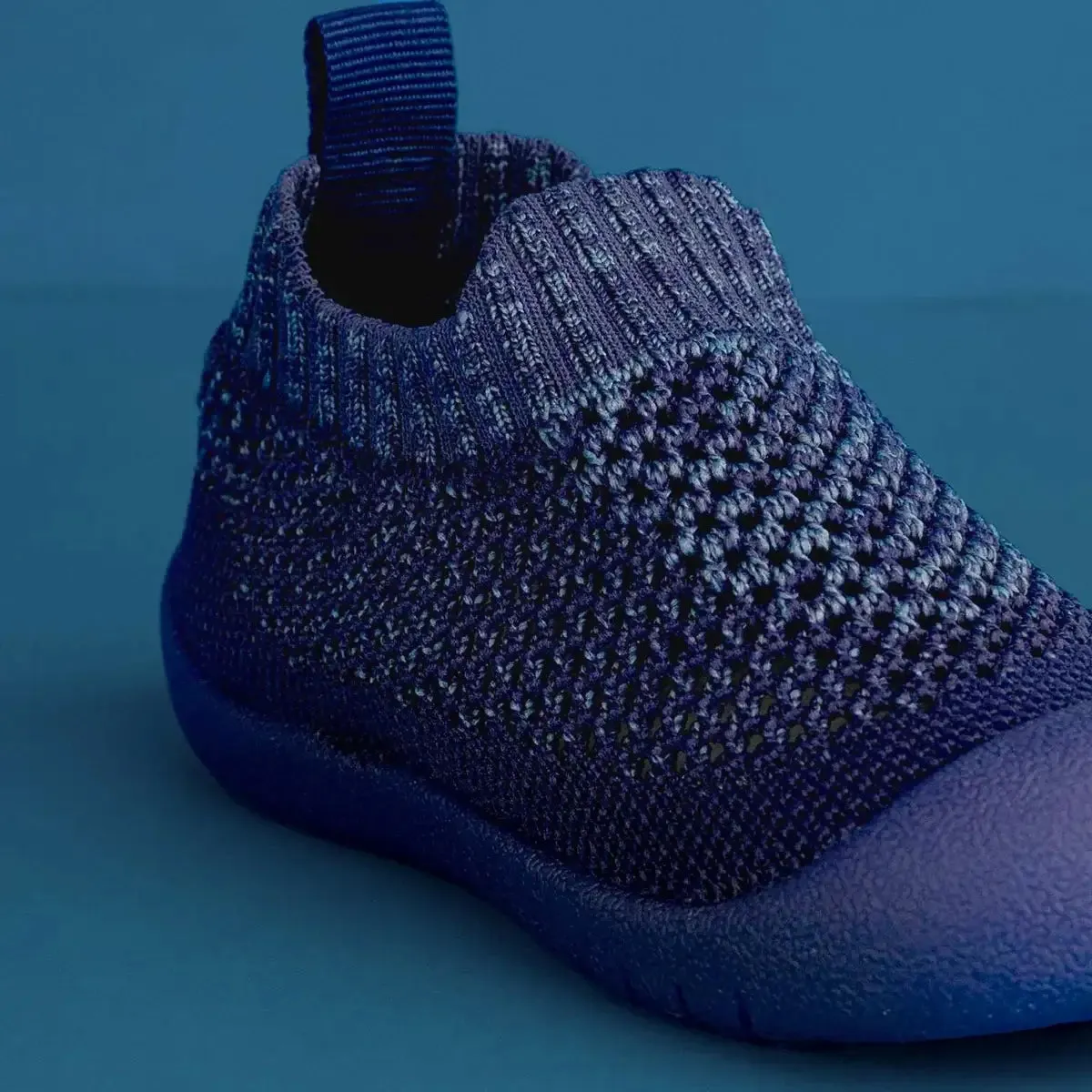 Duckies Slip-On Indigo Fleck