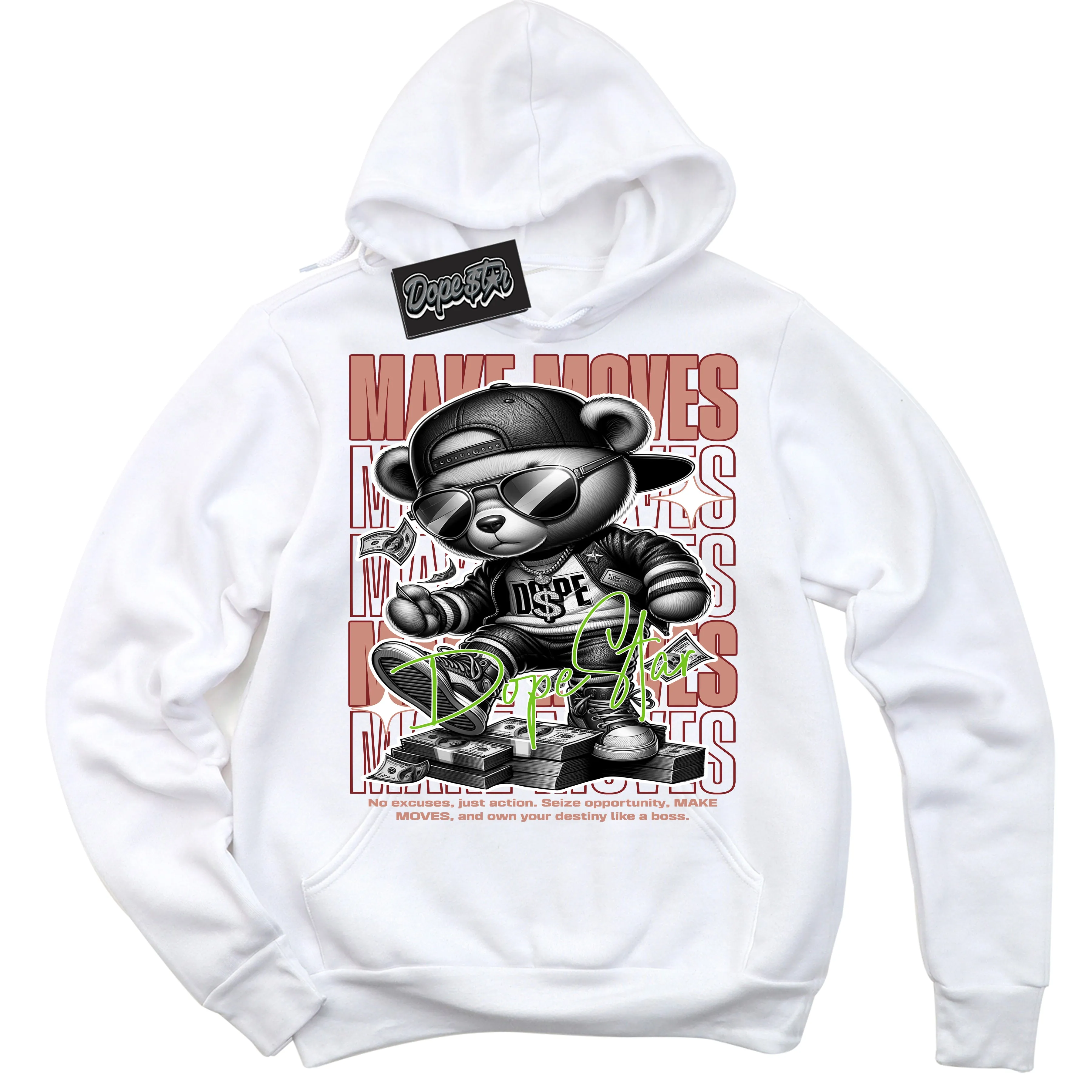 Dune Red 13s Sneaker Hoodie Make Moves Graphic