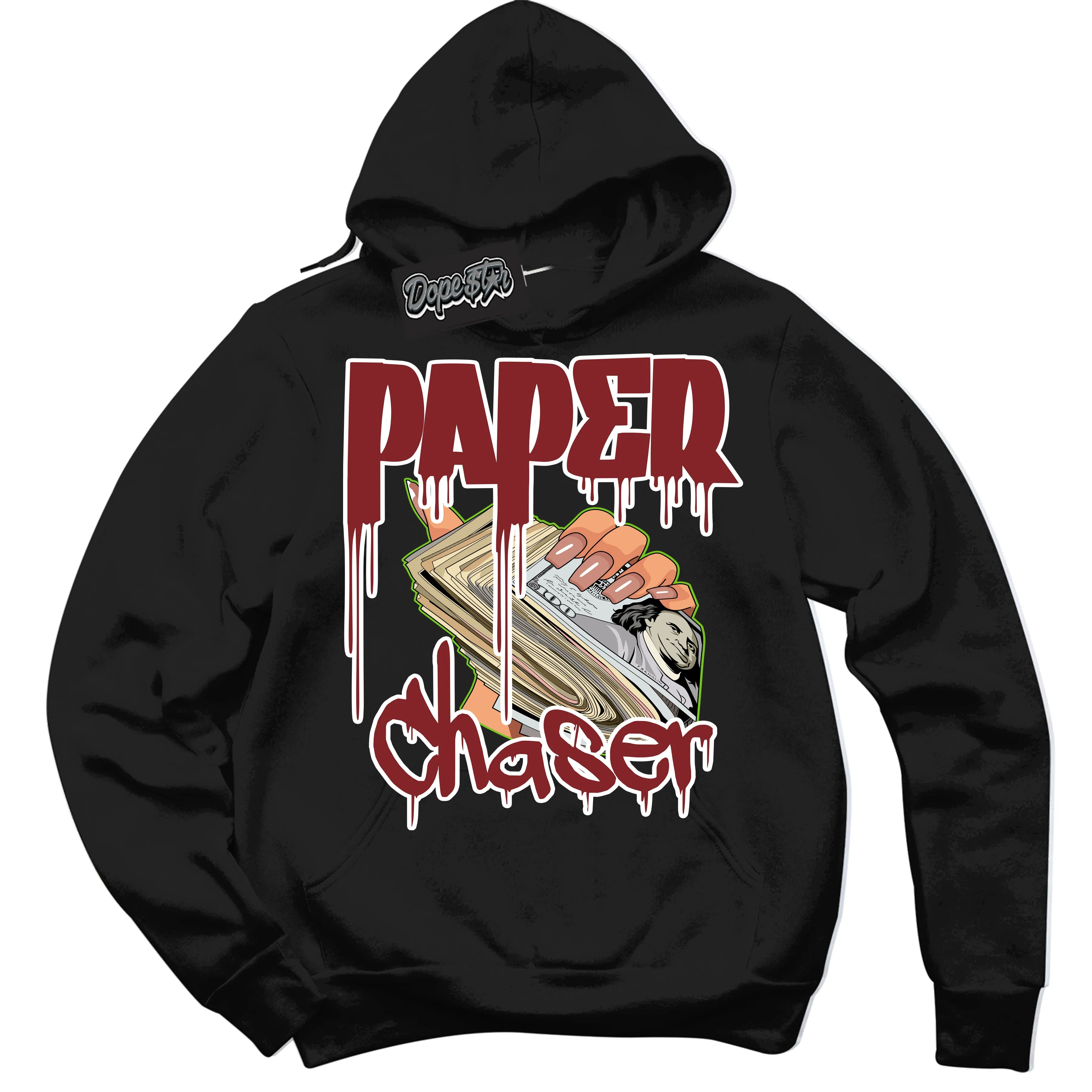 Dune Red 13s Sneaker Hoodie Paper Chaser Graphic