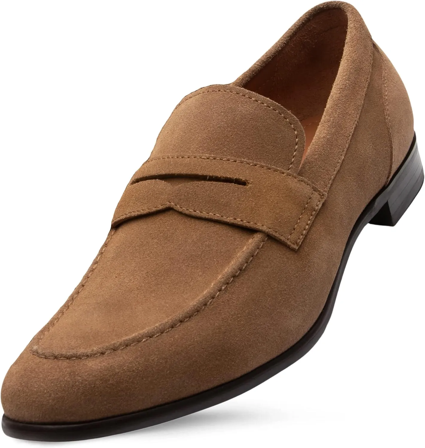Dunross & Sons Men's Brookes Penny Loafer Slip-On Formal Business Shoes