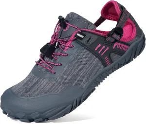 Eagsouni Womens Mens Water Shoes Quick Dry Sport Aqua Shoes Barefoot Non-Slip Outdoor Hiking Sandals with Wide Toe Box & Arch Support